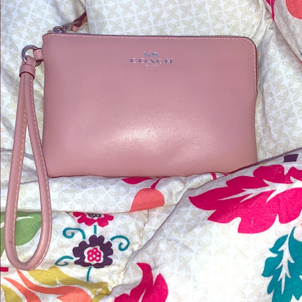 a coach wristlet..